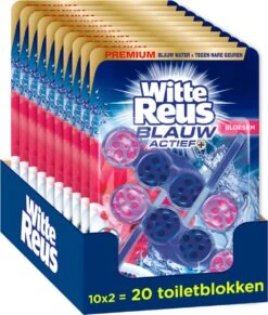 Witte Reus Blauw Actief Toiletblok - Bloesem - WC Blokjes Voordeelverpakking - 20 Stuks 13 Witte Reus Blauw Actief Toiletblok - Bloesem - WC Blokjes Voordeelverpakking - 20 Stuks -Schoonmaakproducten Winkel 1020x1200