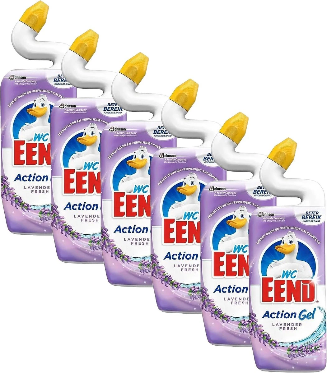 6x WC Eend Toiletreiniger Lavendel Fresh 750 Ml 3 6x WC Eend Toiletreiniger Lavendel Fresh 750 Ml