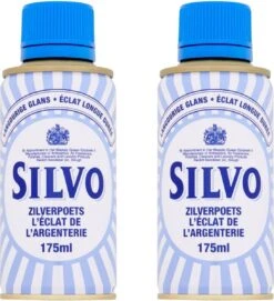 Silvo Zilverpoets - Poetsmiddel -Zilverglans - 2x 175 ML - Voordeelverpakking -Schoonmaakproducten Winkel 1092x1200