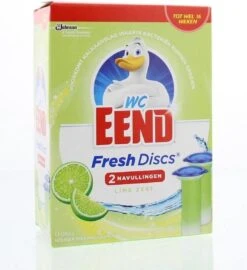 WC Eend Fresh Discs Navul Duo Lime 72 Ml -Schoonmaakproducten Winkel 1096x1200
