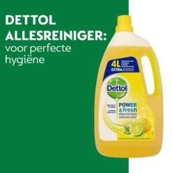Dettol - Power & Fresh - Allesreiniger - Citrus - 3 X 4 Liter -Schoonmaakproducten Winkel 1192x1200