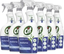 Cif CleanBoost Power & Shine Badkamer Spray - 6 X 750 Ml - Voordeelverpakking -Schoonmaakproducten Winkel 1200x1009