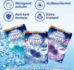 Witte Reus Turquoise Actief Toiletblok - Pacific - WC Blokjes Voordeelverpakking - 10 Stuks 25 Witte Reus Turquoise Actief Toiletblok - Pacific - WC Blokjes Voordeelverpakking - 10 Stuks -Schoonmaakproducten Winkel 1200x1136