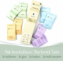 Cosmeau Schoonmaakmiddel Tabletten Cleaning Tabs Schoonmaak Tabs - Keukenreiniger - Badkamerreiniger Sanitair- Glasreiniger -Schoonmaakproducten Winkel 1200x1174