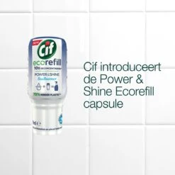 Cif Power & Shine Badkamer Ecorefill Capsule - 10 X 70 Ml - Voordeelverpakking 13 Cif Power & Shine Badkamer Ecorefill Capsule - 10 X 70 Ml - Voordeelverpakking -Schoonmaakproducten Winkel 1200x1200 156