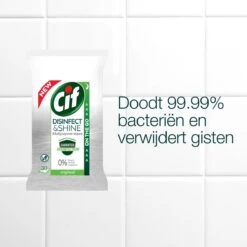 Cif Disinfect & Shine Wipes Original Desinfectie Schoonmaakdoekjes - 12 X 30 Doekjes - Voordeelverpakking -Schoonmaakproducten Winkel 1200x1200 178