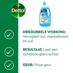 Dettol - Power & Fresh - Allesreiniger - Katoenfris - 3 X 4 Liter -Schoonmaakproducten Winkel 1200x1200 276