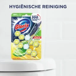 Glorix Power 5 Toiletblokken - Citroen - 7 X 2 Stuks - Voordeelverpakking 31 Glorix Power 5 Toiletblokken - Citroen - 7 X 2 Stuks - Voordeelverpakking -Schoonmaakproducten Winkel 1200x1200 400