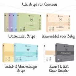 Cosmeau Toiletreiniger Sheets 60 Beurten Wasvellen Detergent Sheets Eco Toilet Strips - Cosmo Cosmea Kosmo -Schoonmaakproducten Winkel 1200x1200 8