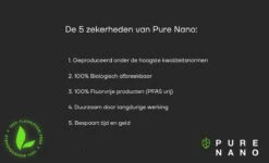 PURE NANO Glas - Nano Coating Voor 5 Jaar Heldere Ramen Met Minder Schoonmaakwerk - 250 Ml -Schoonmaakproducten Winkel 1200x730