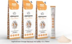 SophieGreen Orange Patchouli Allesreinigers 3x2 Navullingen (=6x750 Ml)