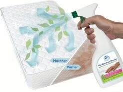Bio Matras Wonder Matras Opfrisser En Vlekkenreiniger Vlekverwijderaar 100% Biologisch Met Probiotische Enzymen Lavendelgeur Verwijderd Tevens Huisstofmijt, Huisstofmijt Spray, Huismijt Spray, Huisstofmijt Bestrijder Per Set Van 2 X 500 ML
