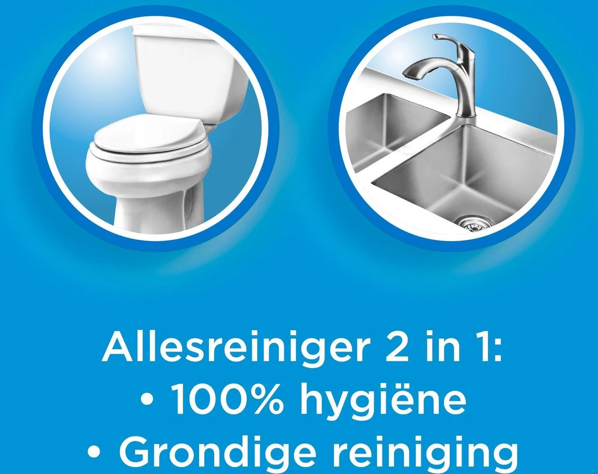 Ajax® Ajax Allesreiniger 100% Hygiene 6 X 1L - Voordeelverpakking 8 Ajax® Ajax Allesreiniger 100% Hygiene 6 X 1L - Voordeelverpakking - Afbeelding 6