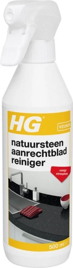 HG Natuurstenen Aanrechtbladreiniger - 500ml - Veilig In Gebruik - Streeploos Schoon - Dagelijkse Reiniging 13 HG Natuurstenen Aanrechtbladreiniger - 500ml - Veilig In Gebruik - Streeploos Schoon - Dagelijkse Reiniging -Schoonmaakproducten Winkel 329x1200 3