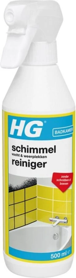HG Schimmelreiniger - 500ml - De NR 1 Schimmelverwijderaar - Vernietigt De Hardnekkigste Schimmel - Geschikt Voor De Badkamer, Tegel-, Siliconenvoegen, Stucwerk 7 HG Schimmelreiniger - 500ml - De NR 1 Schimmelverwijderaar - Vernietigt De Hardnekkigste Schimmel - Geschikt Voor De Badkamer, Tegel-, Siliconenvoegen, Stucwerk -Schoonmaakproducten Winkel 331x1200