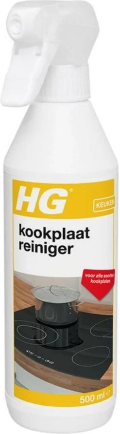 HG Kookplaatreiniger - 500ml - Streeploos Vetvrij - Dagelijks Gebruik - Geschikt Voor Alle Kookplaten