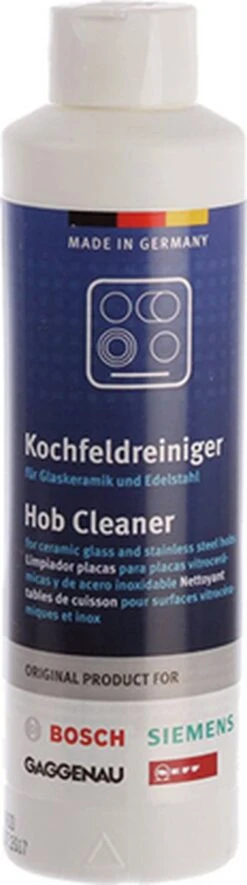 Bosch / Siemens Kookplaat Reiniger - 250 Ml -Schoonmaakproducten Winkel 335x1200 1