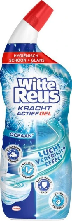Witte Reus Toiletreiniger - Kracht Actief Gel Oceaan - Voordeelverpakking 10 X 700ml 12 Witte Reus Toiletreiniger - Kracht Actief Gel Oceaan - Voordeelverpakking 10 X 700ml -Schoonmaakproducten Winkel 393x1200 2