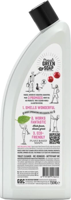 Marcel's Green Soap Toiletreiniger Patchouli & Cranberry - 6 X 750 Ml -Schoonmaakproducten Winkel 431x1200