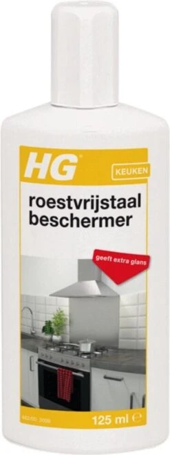 HG Roestvrijstaal Beschermer - 125ml - Snel En Eenvoudig - Laat RVS Weer Glanzen -Schoonmaakproducten Winkel 450x1200 1