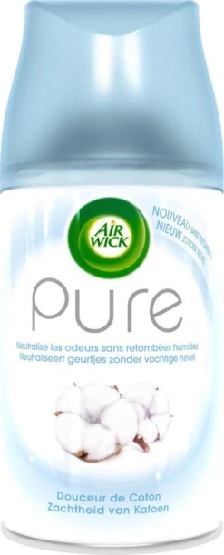 Air Wick Freshmatic Automatische Spray Luchtverfrisser - Pure Zachtheid Van Katoen Navulling - 3 Stuks - Voordeelverpakking -Schoonmaakproducten Winkel 484x1200 3