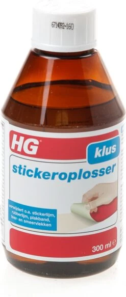 HG Stickerverwijderaar - 300ml - Eenvoudig In Gebruik - 100% Lijmrestenverwijdering -Schoonmaakproducten Winkel 508x1200 1