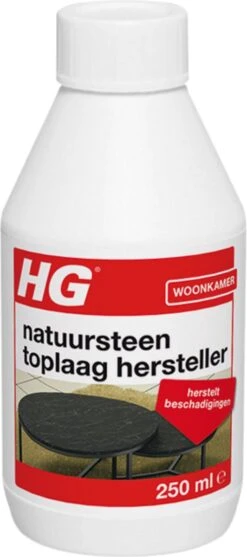 HG Natuursteen Toplaag Hersteller - 250 Ml - Herstelt Beschadigingen - Voor Marmer En Alle Andere Kalkhoudende Natuursteensoort -Schoonmaakproducten Winkel 532x1200