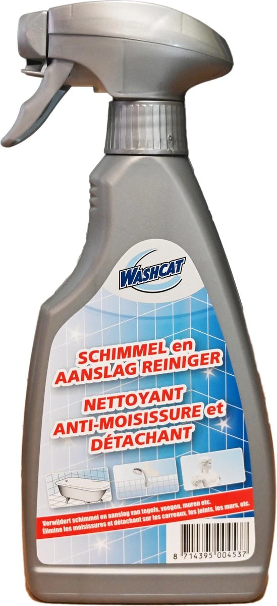 Schimmel En Aanslag Reiniger Washcat - 1x 500 ML 3 Schimmel En Aanslag Reiniger Washcat - 1x 500 ML