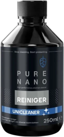 PURE NANO Glas - Nano Coating Voor 5 Jaar Heldere Ramen Met Minder Schoonmaakwerk - 250 Ml -Schoonmaakproducten Winkel 560x1200