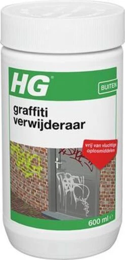 HG Graffitiverwijderaar - 600ml - Krachtig En Veilig - Biologisch Afbreekbaar -Schoonmaakproducten Winkel 578x1200