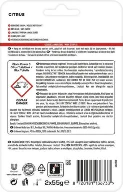 Glorix Power 5 Toiletblokken - Citroen - 7 X 2 Stuks - Voordeelverpakking 24 Glorix Power 5 Toiletblokken - Citroen - 7 X 2 Stuks - Voordeelverpakking -Schoonmaakproducten Winkel 774x1200
