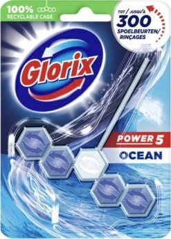 Glorix Power 5 Toiletblokken - Ocean - 9 Stuks - Halfjaarbox - Voordeelverpakking -Schoonmaakproducten Winkel 861x1200 2