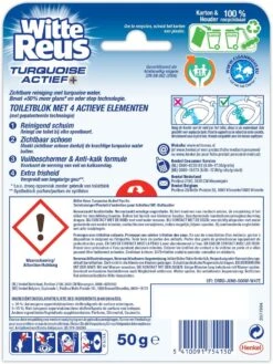 Witte Reus Turquoise Actief Toiletblok - Pacific - WC Blokjes Voordeelverpakking - 10 Stuks 22 Witte Reus Turquoise Actief Toiletblok - Pacific - WC Blokjes Voordeelverpakking - 10 Stuks -Schoonmaakproducten Winkel 901x1200