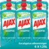 Ajax® Ajax Allesreiniger Eucalyptus 6 X 1.25L - Voordeelverpakking -Schoonmaakproducten Winkel 952x1200