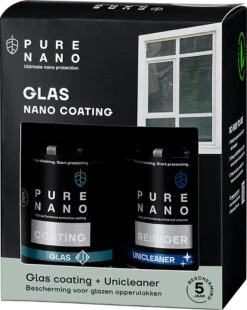 PURE NANO Glas - Nano Coating Voor 5 Jaar Heldere Ramen Met Minder Schoonmaakwerk - 250 Ml -Schoonmaakproducten Winkel 956x1200 1